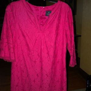 Adrianna Papell women’s pink floral dress